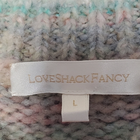 LoveShackFancy Aquarius Wool Blend Rainbow Sweater - Picture 11 of 14